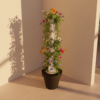 FIORI TORRE IDROPONICA COLTIVAZIONE DA MURO CON SISTEMA AUTOMATICO E SENSORI INTEGRATI - VEGG TOWER